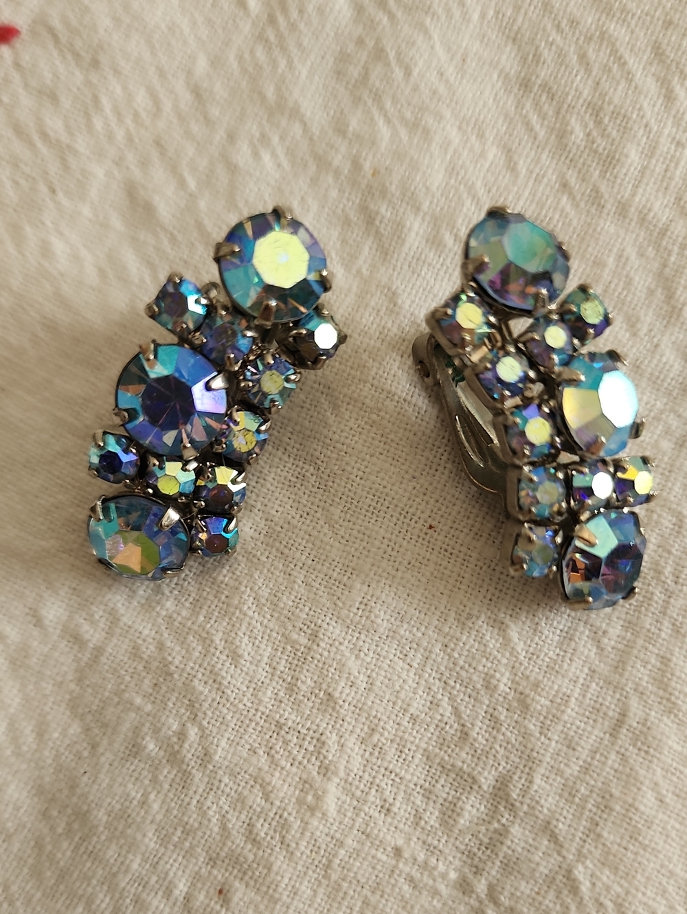Vintage Rhinestone Earrings